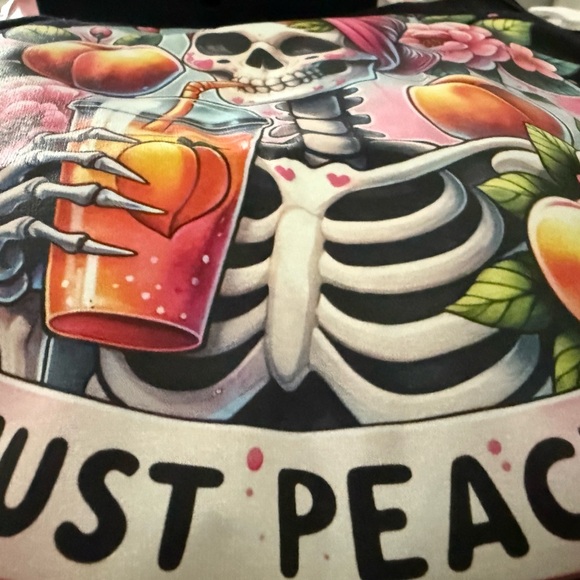 Bella Canvas Black 'Just Peachy' Tank Top - Picture 6 of 7